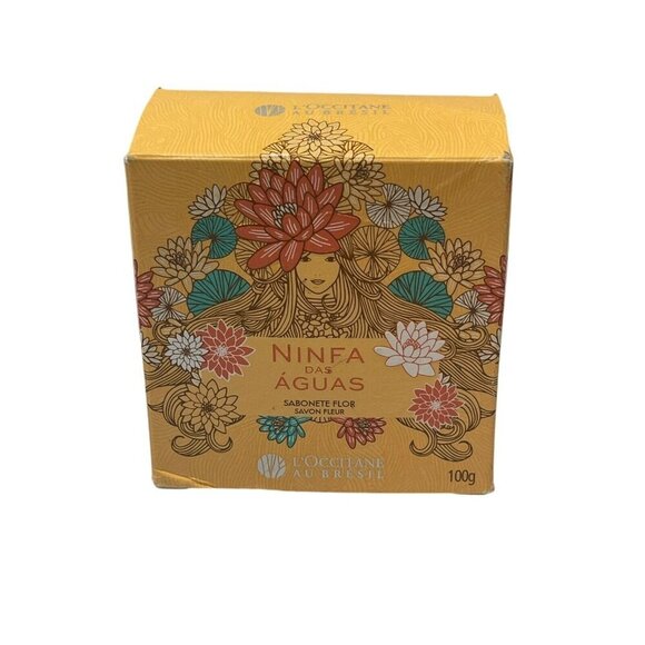 L'Occitane Au Bresil ninfa das aguas Sabonete Flor Body Soap 100g New